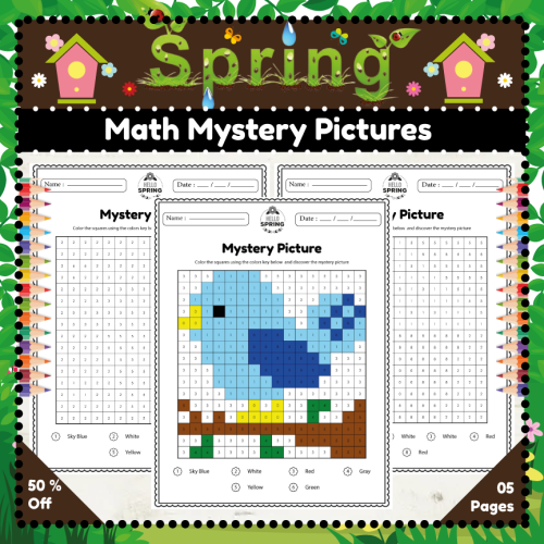 Thumbnail Spring Math Mystery Pictures